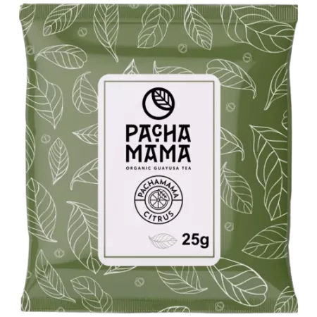 Guayusa Pachamama Citrus – bio tanúsítvánnyal rendelkező guayusa – 25g
