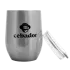 TermoLid – rozsdamentes acél tégely fedővel – Cebador ezüst – 350 ml