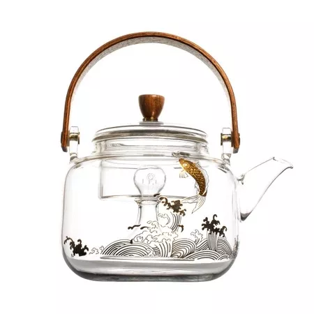 Pescado üvegkancsó teafőzővel, 500 ml