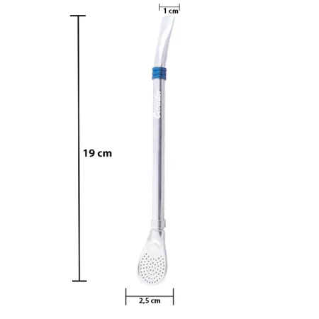 Bombilla Kék Gyűrűvel