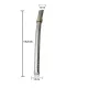 Bombilla Modern INOX rozsdamentes acél szívószál 16cm mérettel