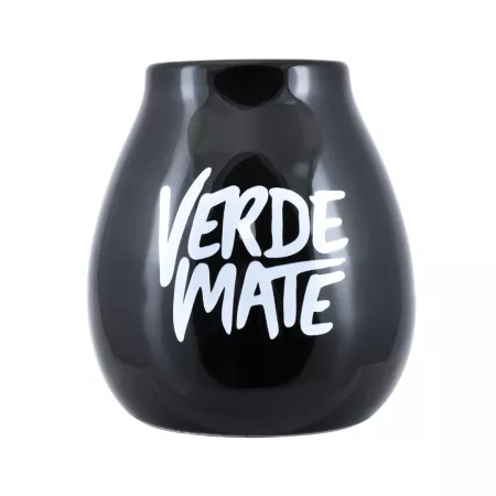 Fekete kerámia mate tök - Verde Mate - 350ml
