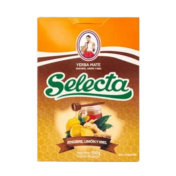 Selecta Jengibre, Limón y Miel Yerba Mate 0,5kg