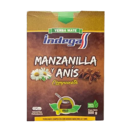 Indega Manzanilla y Anis 0,5kg