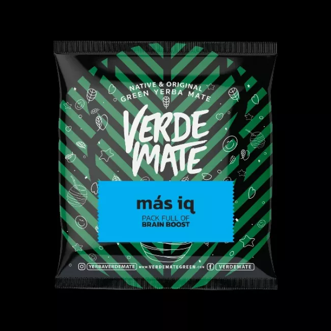 Verde Mate Green Más IQ Yerba Mate tea 50g-os csomagolásban