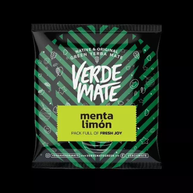 Verde Mate Green Menta Limón yerba mate tea 50g-os csomagolásban