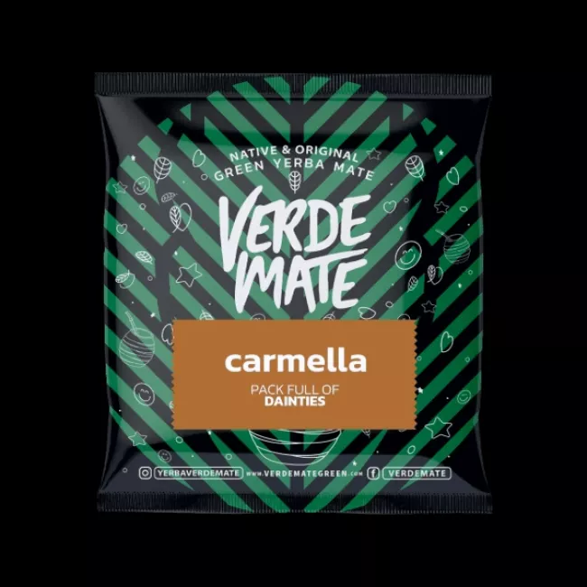 Verde Mate Green Carmella Tostada mate tea 50g-os csomagolása