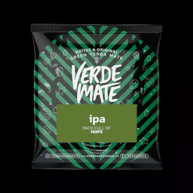 Verde Mate Green IPA 50g yerba mate tea csomagolása