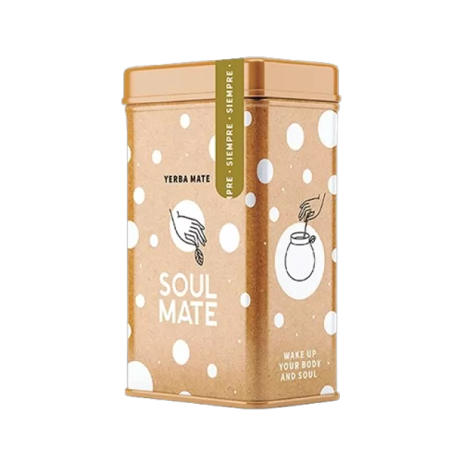 Yerbera fémdoboz Soul Mate Siempre yerba mate tea 0,5 kg kiszerelésben