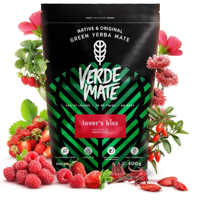 Verde Mate Green Lover's Kiss yerba mate tea 0.4kg kiszerelésben