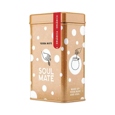 Yerbera – Fém doboz + Soul Mate Organica 0.5kg