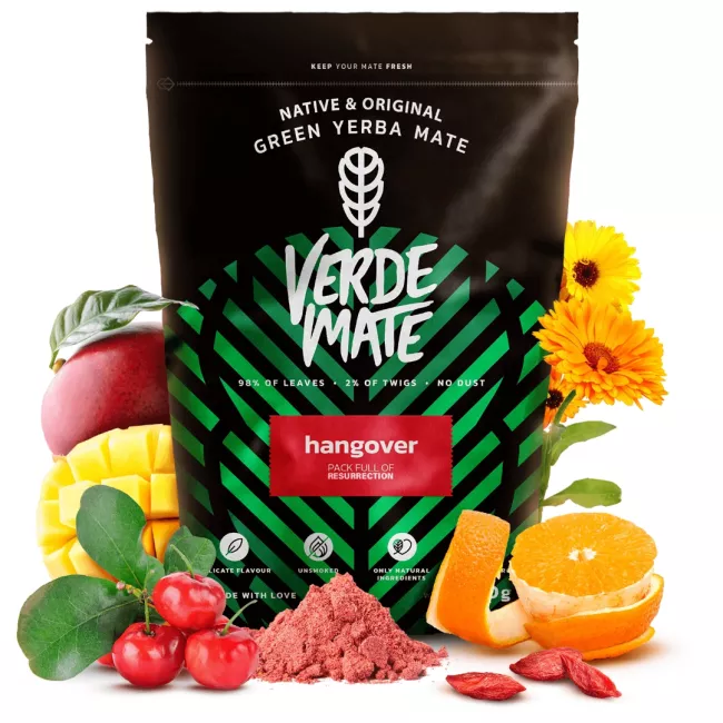 Verde Mate Green Hangover yerba mate tea 0.5kg kiszerelésben