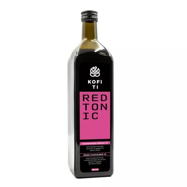 Kofi Ti Red Tonic 950 ml kézműves tonikvíz szirup üveg