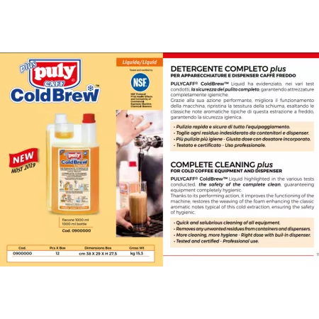 Puly Cappuccino Cleaner automata kávégépekhez 1L