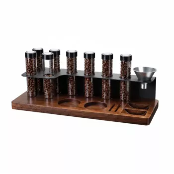 Barista kávétároló állomás tölcsérrel
