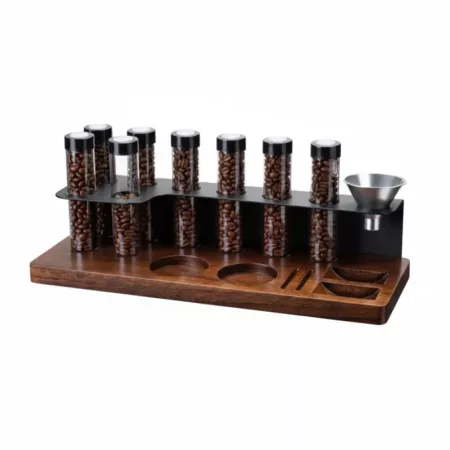Barista kávétároló állomás tölcsérrel