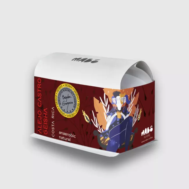 Mabo Costa Rica Alejo Castro Anaerobic Natural Omniroast szemes kávé, 200g csomagolás