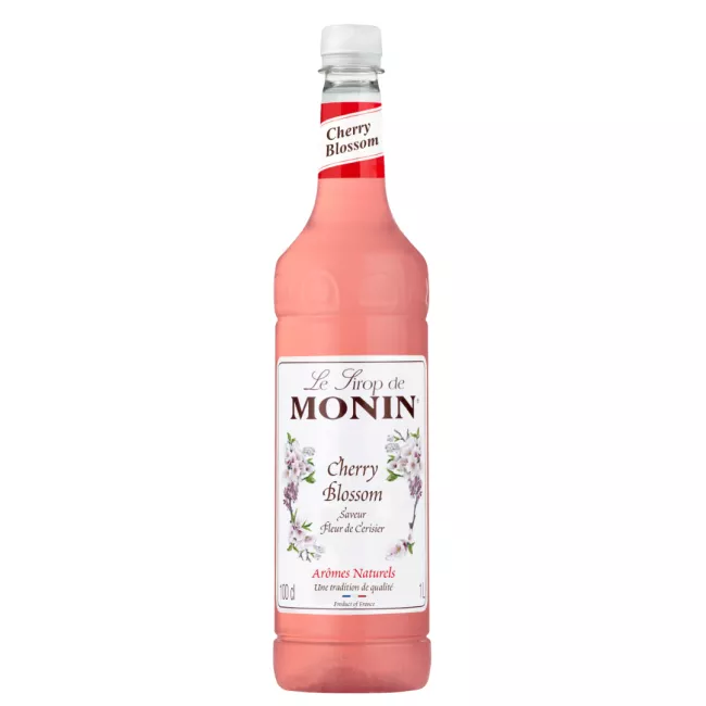 Monin Cherry Blossom szirup 1 literes műanyag palackban