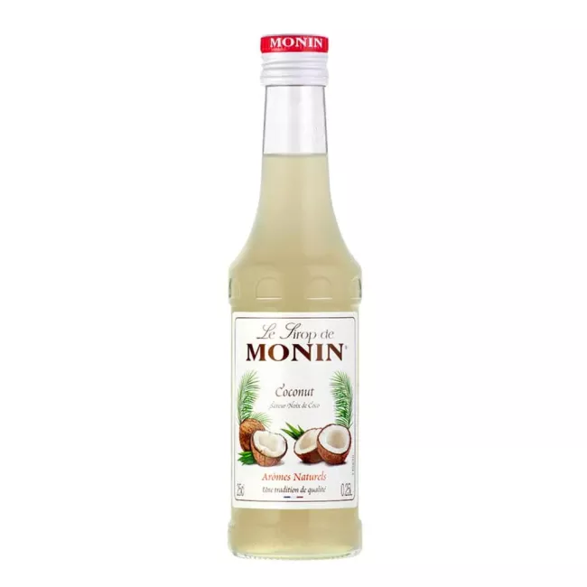 Monin Coconut kókusz szirup 0.25L üveg koktélokhoz